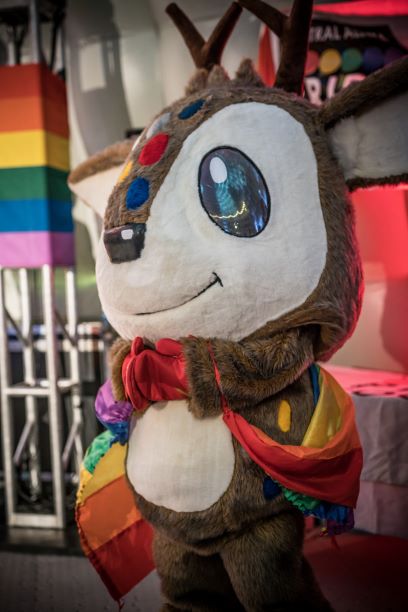 LGBTQ mascot