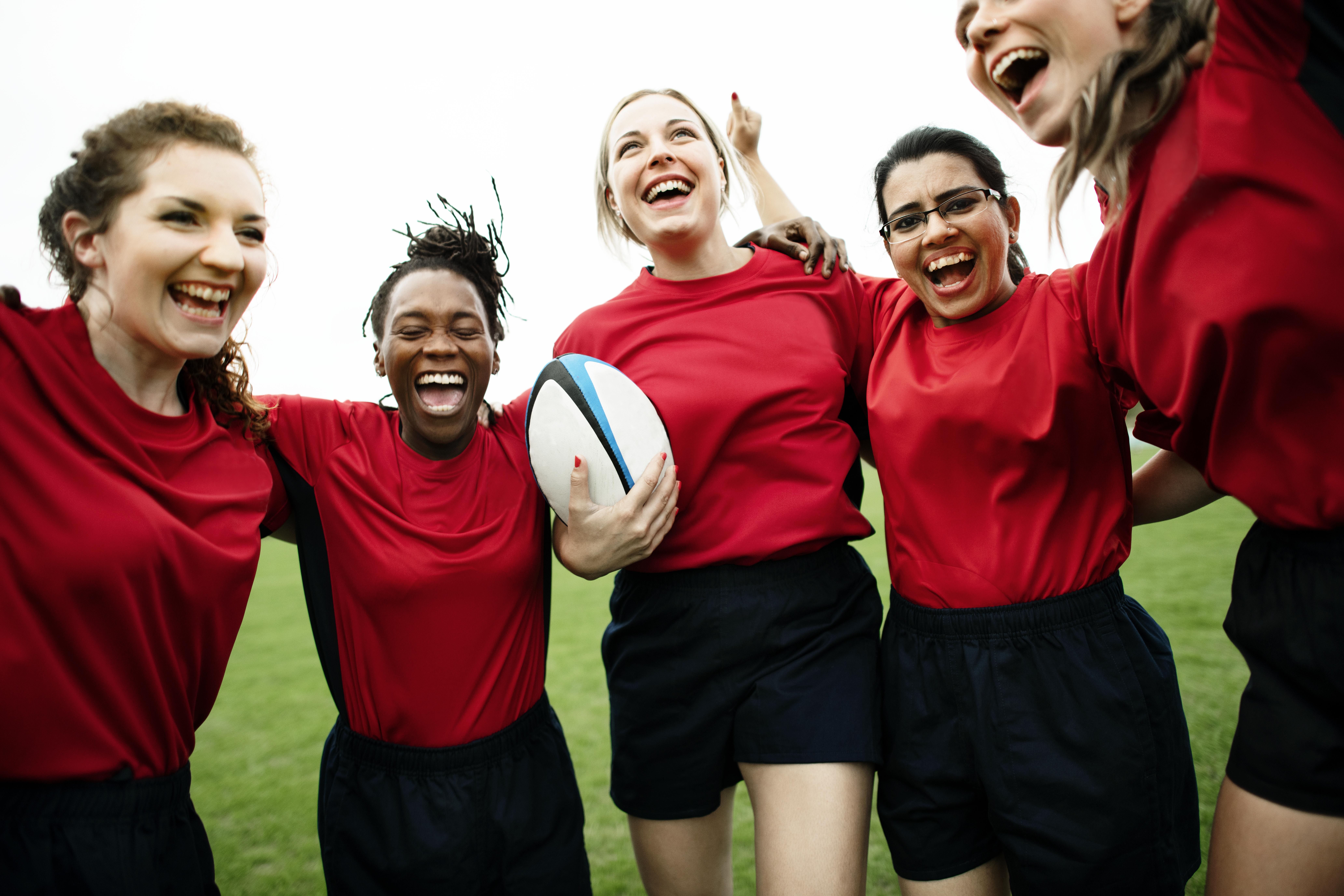 Female Rugby players 