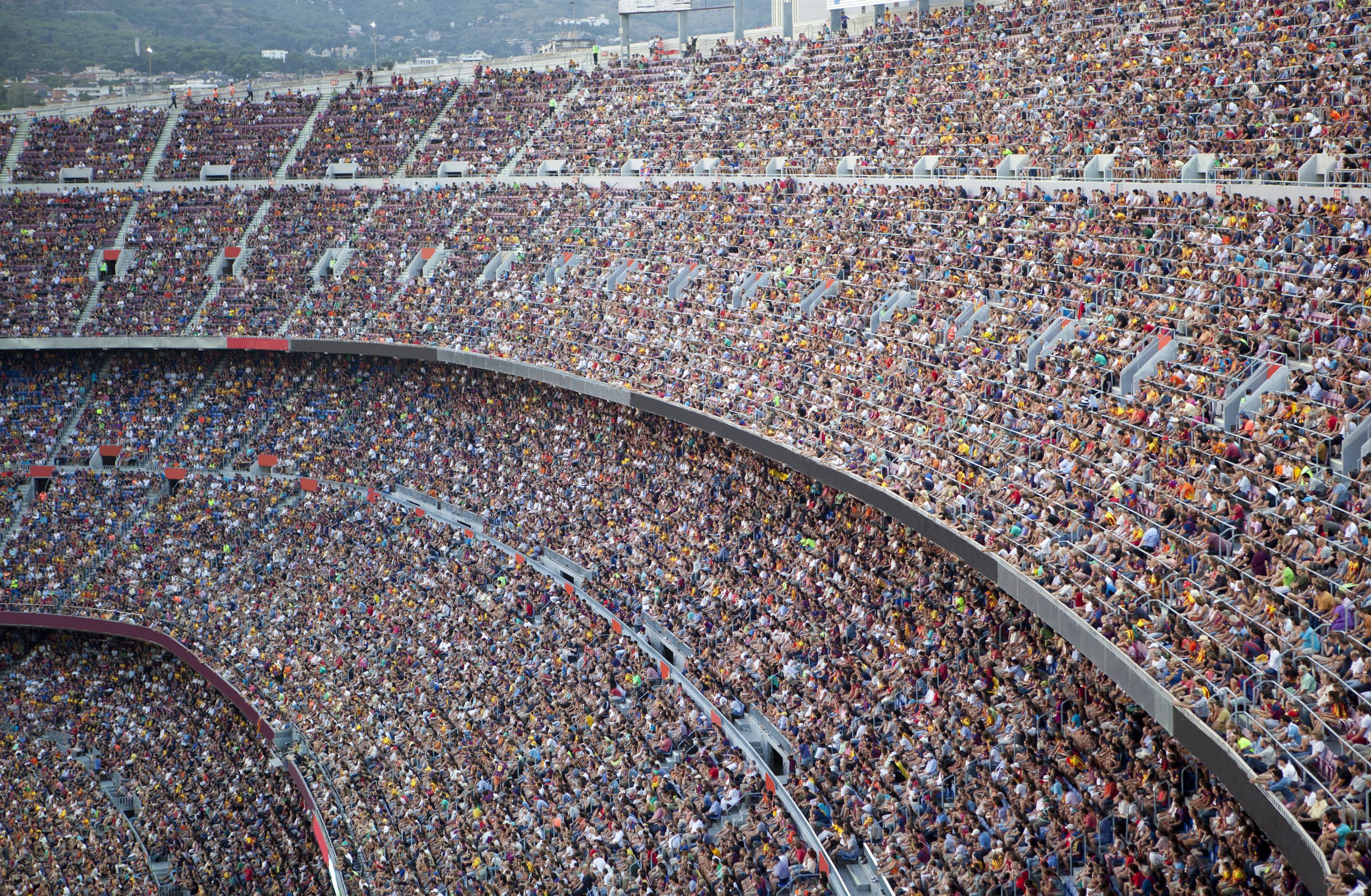 Stadium full of spectators