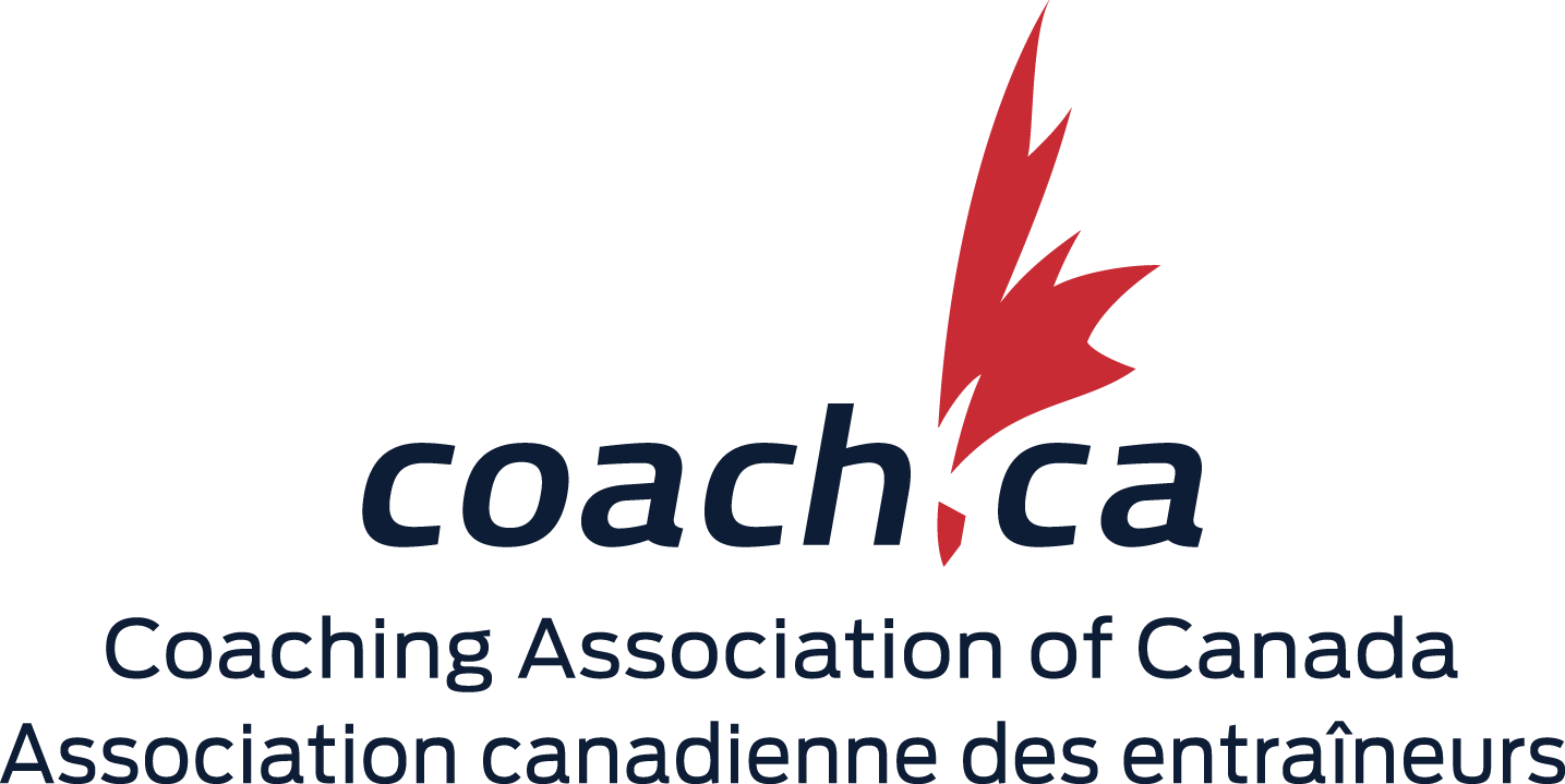 Coaching Association of Canada logo with the website: coach.ca