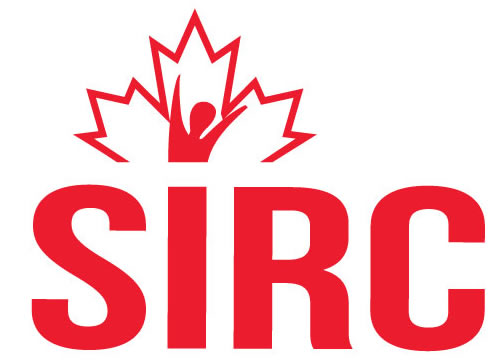 Red SIRC logo with white background