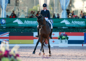 Canadian Lindsay Kellock, who resides in Wellington, FL, and Sebastien also earned top-three placings in the AGDF CDI 4