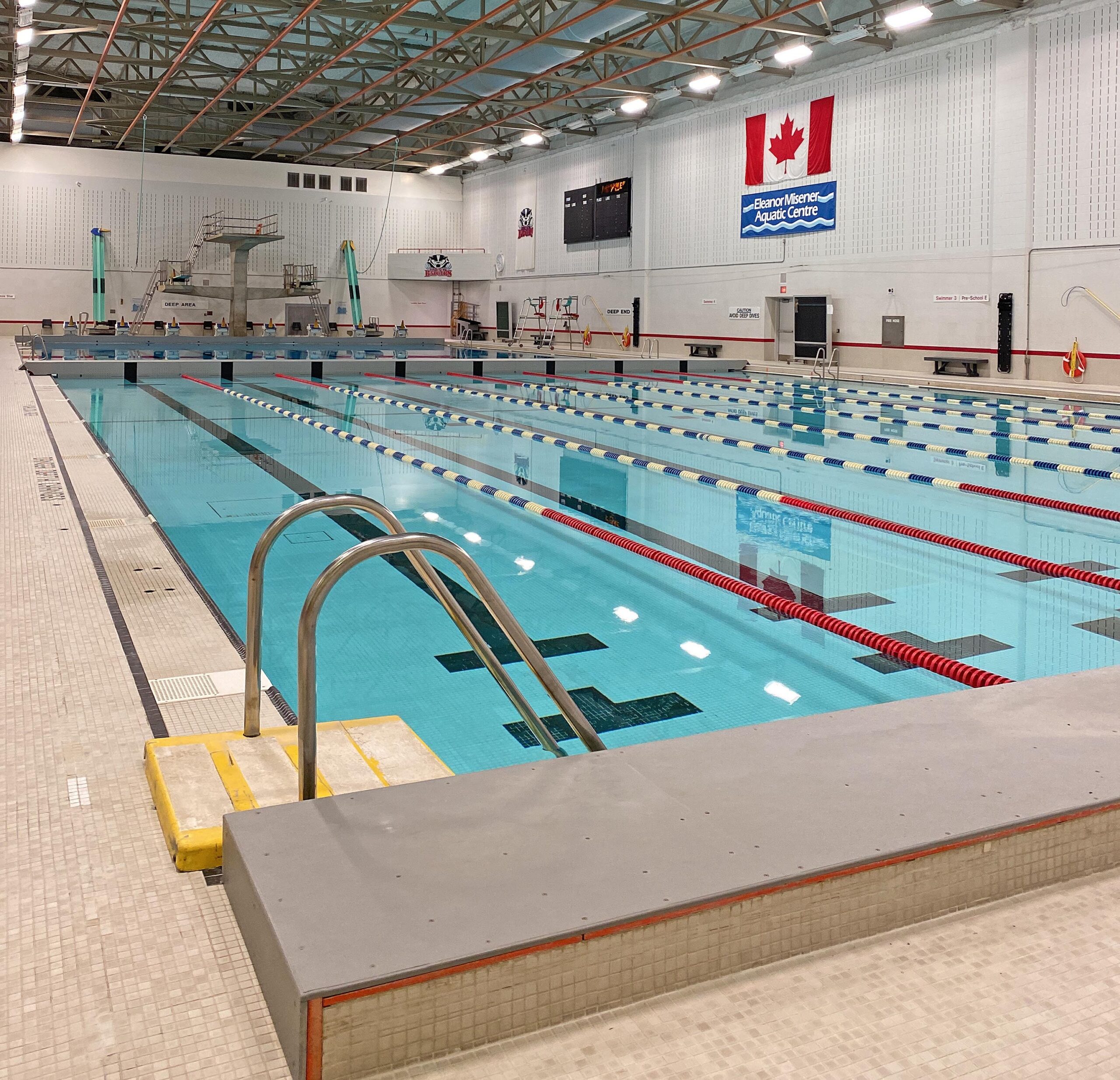 Brock University's indoor swimming facility.