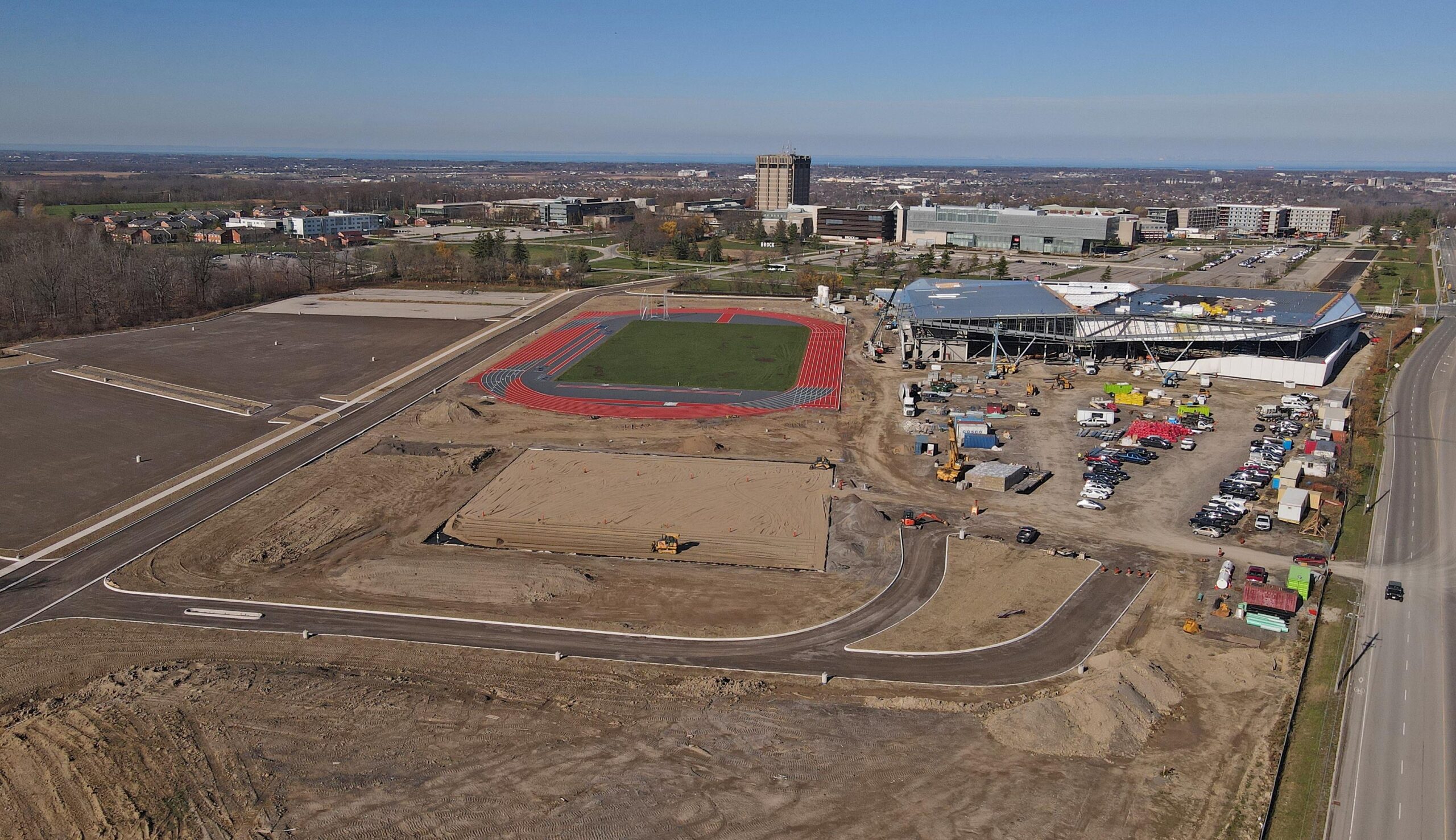 Brock U Canada ames facility development site.