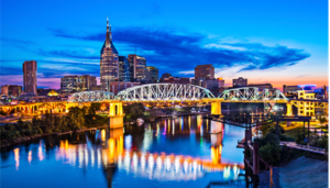 Downtown Nashville – Music City. 