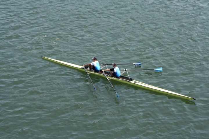 Pair rowing