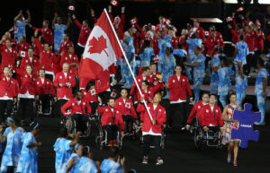 Opening ceremony at the 2016 Paralympic Games in Rio.