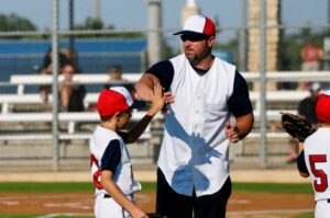 Male coach baseball for youth small