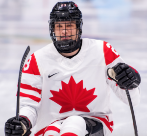 Liam Hickey plays Para ice hockey for Team Canada