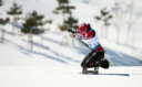 Para nordic skier competes in Team Canada kit at Paralympics